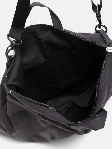hobo Helmet Bag Nylon Oxford Onibegie Dyed Charcoal, Shoulder Bags