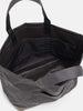 hobo Tote Bag Polyester Oxford Cordura with Suede Charcoal, Tote Bags