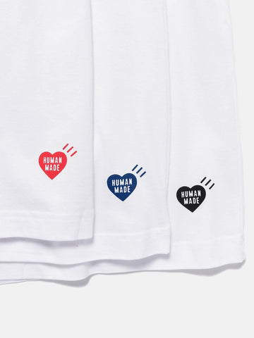 Human Made 3-Pack T-Shirt Set White, T-Shirts