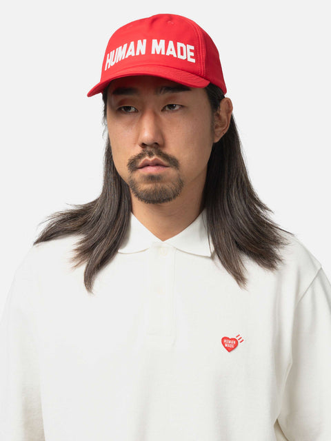 Human Made 5Panel Twill Cap Red, Caps