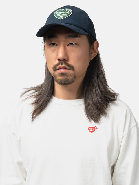 Human Made 6Panel Twill Cap Navy, Caps