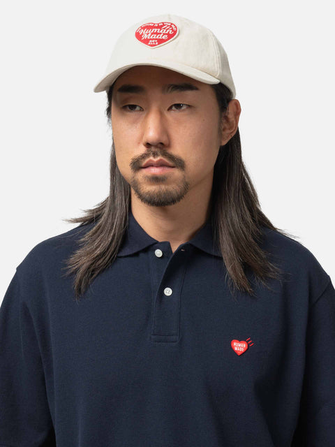 Human Made 6Panel Twill Cap White, Caps
