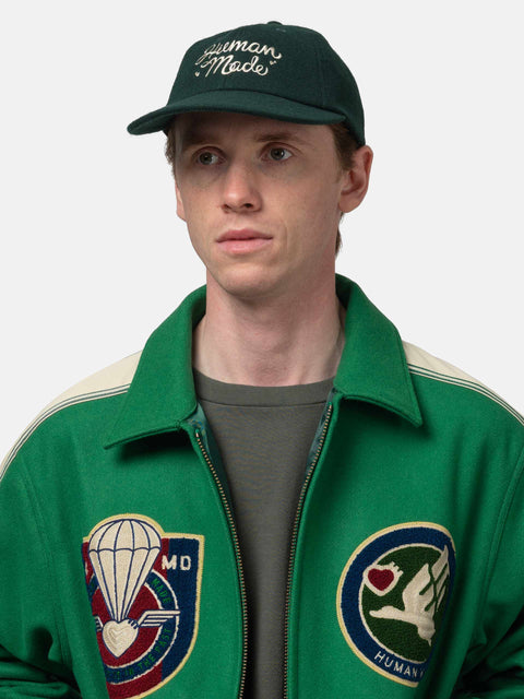 Human Made 6Panel Wool Cap Green, Caps