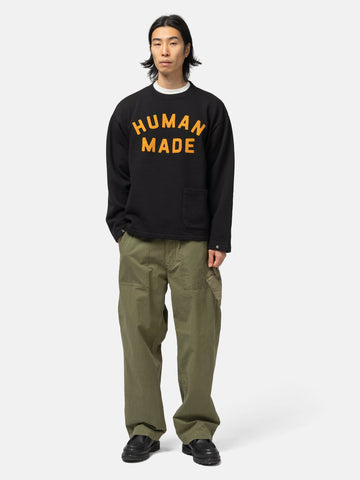 Human Made Adjustable Sweatshirt Black, Sweatshirts