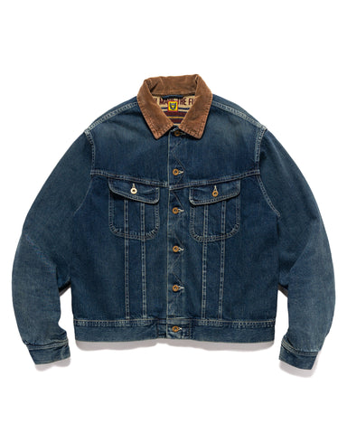 Human Made Blanket Lined Denim Work Jacket Indigo, Outerwear