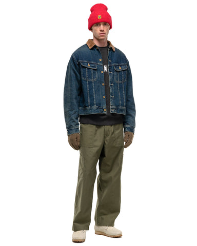 Human Made Blanket Lined Denim Work Jacket Indigo, Outerwear