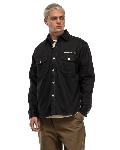 Human Made Cotton Twill Shirt Black, Shirts