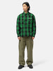 Human Made Check Half-Zip Shirt Green, Shirts