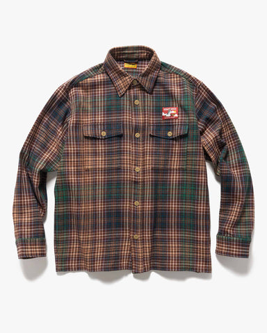 Human Made Check Shirt Brown, Shirts