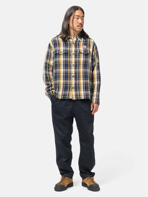 Human Made Check Shirt Navy, Shirts