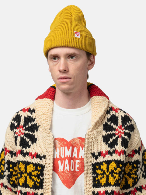 Human Made Classic Beanie Yellow, Beanies