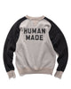 Human Made Colorblock Tsuriami Sweatshirt Grey, Sweaters