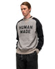 Human Made Colorblock Tsuriami Sweatshirt Grey, Sweaters