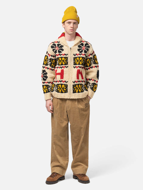 Human Made Cowichan Jacket White, Cardigans