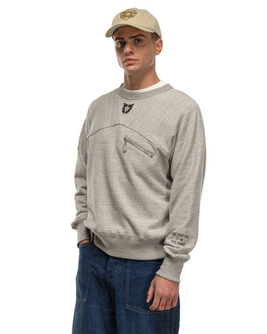 Human Made Crewneck Sweatshirt Gray, Sweaters