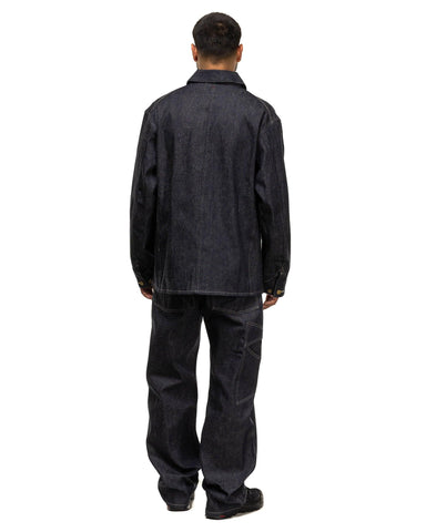 Human Made Denim Coverall Jacket Past Rigid Indigo, Outerwear