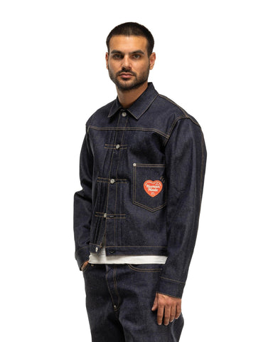 Human Made Denim Work Jacket Past Rigid Indigo, Outerwear