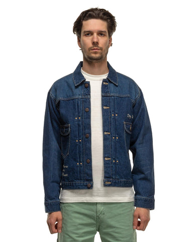 Denim Work Jacket Indigo - HAVEN