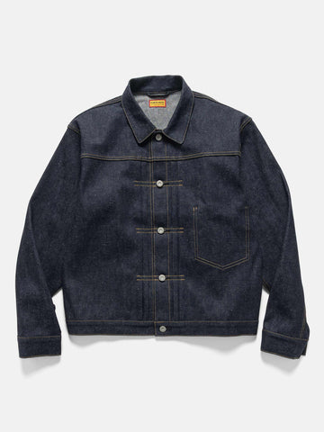 Human Made Denim Work Jacket Past Indigo, Denim Jackets