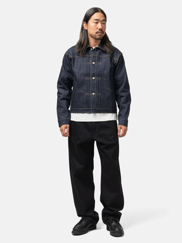 Human Made Denim Work Jacket Past Indigo, Denim Jackets