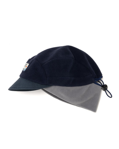 Human Made Fleece Cap Navy, Headwear