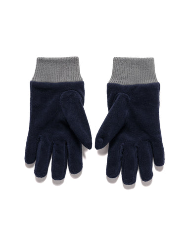 Human Made Fleece Glove Navy, Accessories