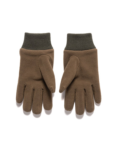 Human Made Fleece Glove Olive Drab, Accessories