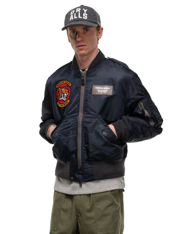 Human Made Flight Jacket Navy, Outerwear