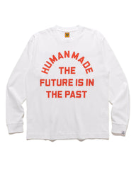 Graphic L/S T-Shirt #04 White - HAVEN