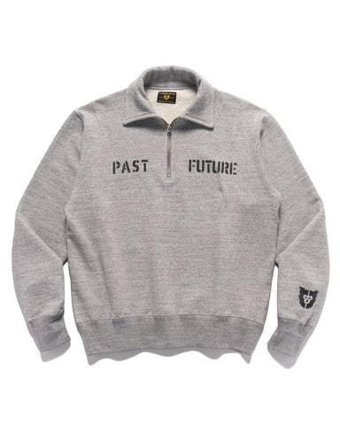 Human Made Half-Zip Sweatshirt Grey, Sweaters