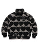 Human Made Heart Fleece Jacket Black, Outerwear