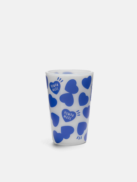 Human Made Heart Pattern Tumbler Blue, Mugs