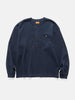 Human Made Henley Neck Shirt Navy, Shirts