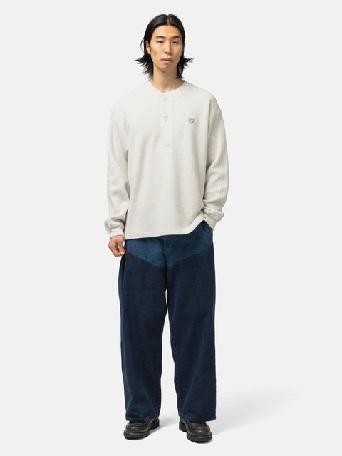 Human Made Henley Neck Shirt White, Shirts