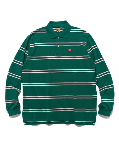 L/S Polo Shirt Green - HAVEN