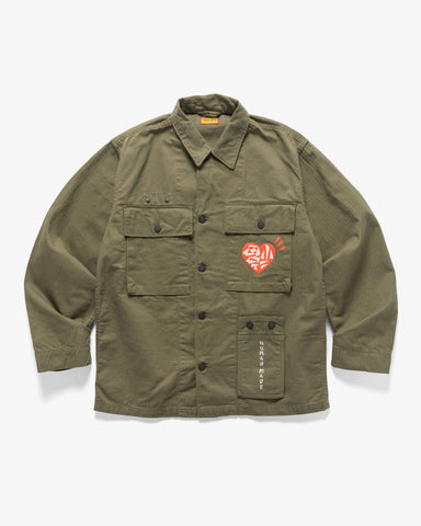 Human Made Military Shirt  Olive, Shirts