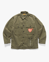 Human Made Military Shirt  Olive, Shirts