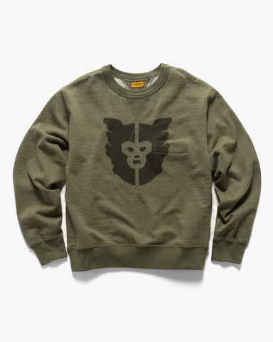 Human Made Military Sweatshirt Olive, Sweaters