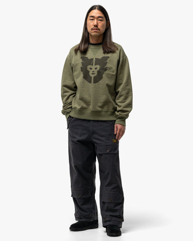 Human Made Military Sweatshirt Olive, Sweaters