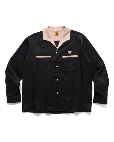 Human Made Open Collar Shirt Black, Shirts