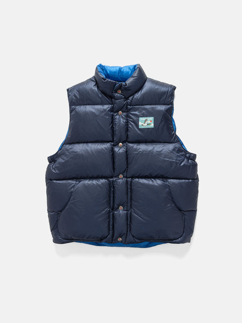 Human Made Reversible Down Vest Navy, Vests