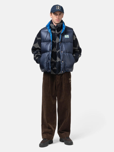 Human Made Reversible Down Vest Navy, Vests