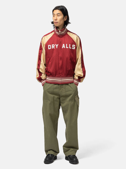 Human Made Reversible Satin Jacket Burgundy, Jackets