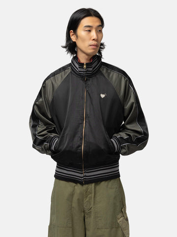 Human Made Reversible Satin Jacket Burgundy, Jackets