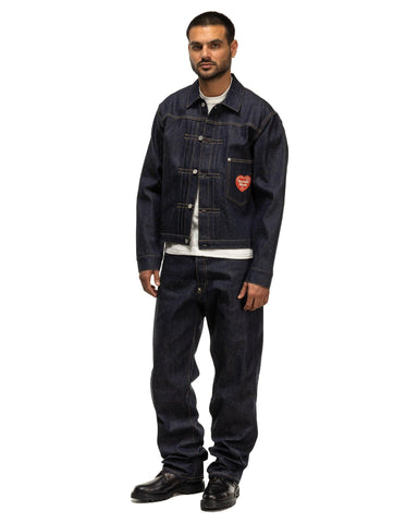 Human Made Straight Denim Pants Rigid Indigo, Bottoms