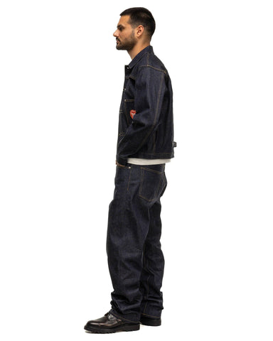 Human Made Straight Denim Pants Rigid Indigo, Bottoms