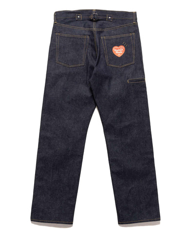 Human Made Straight Denim Pants Rigid Indigo, Bottoms