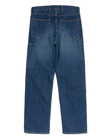 Straight Denim Pants Indigo - HAVEN