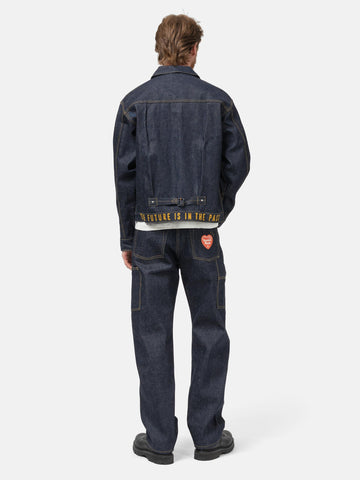 Human Made Straight Denim Pants Past Indigo, Jeans