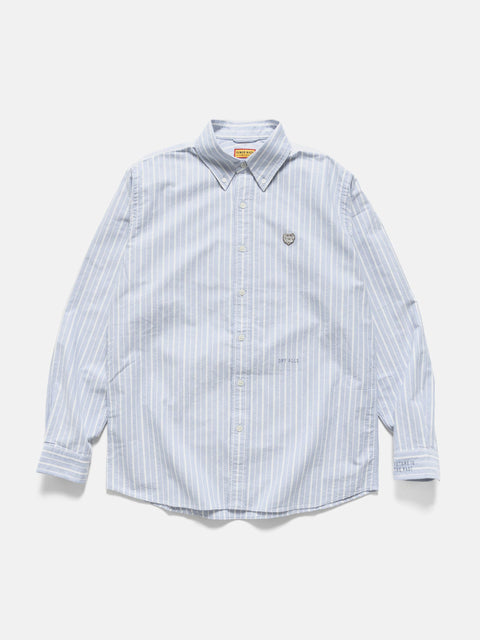 Human Made Stripe Ox B.D Shirt Blue, Shirts